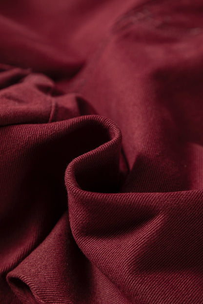 Red Dahlia Loose Straight High Waist Solid Color Jeans - Crowned Energy CO.