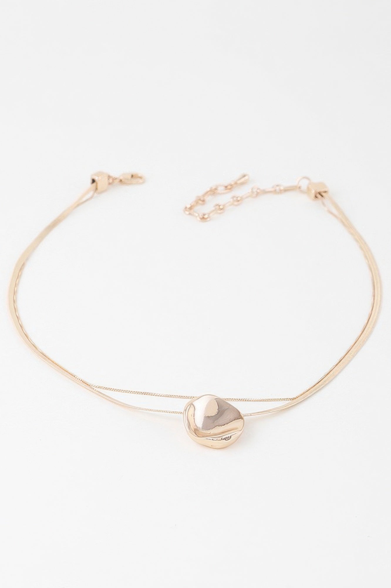 Reflection Plate Snake Chain Necklace - Goddess Vibes