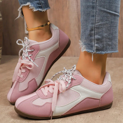 Round Toe Platform Sneakers - Goddess Vibes
