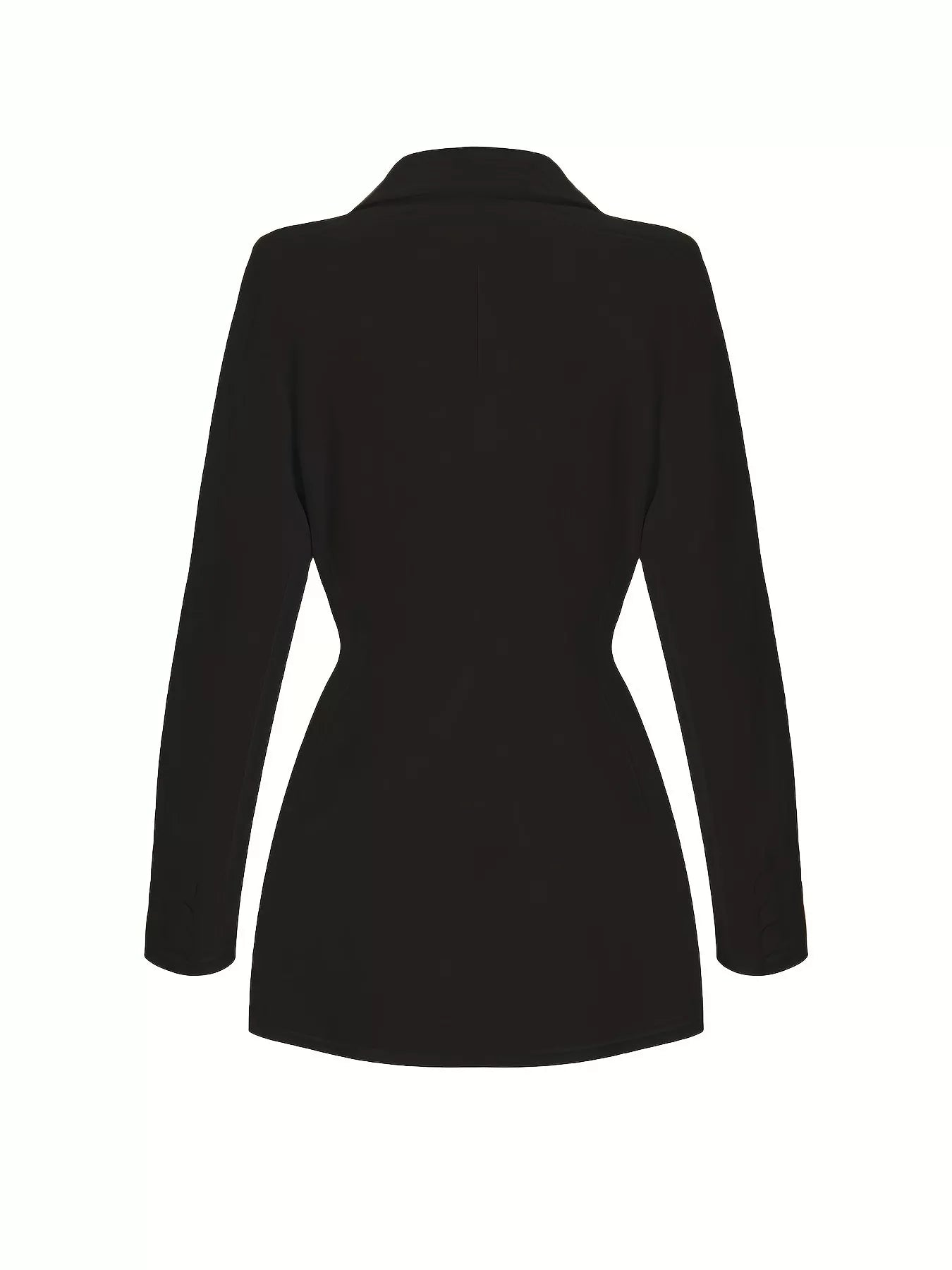 Slim - Fit Lapel Collar Blazer - Goddess Vibes