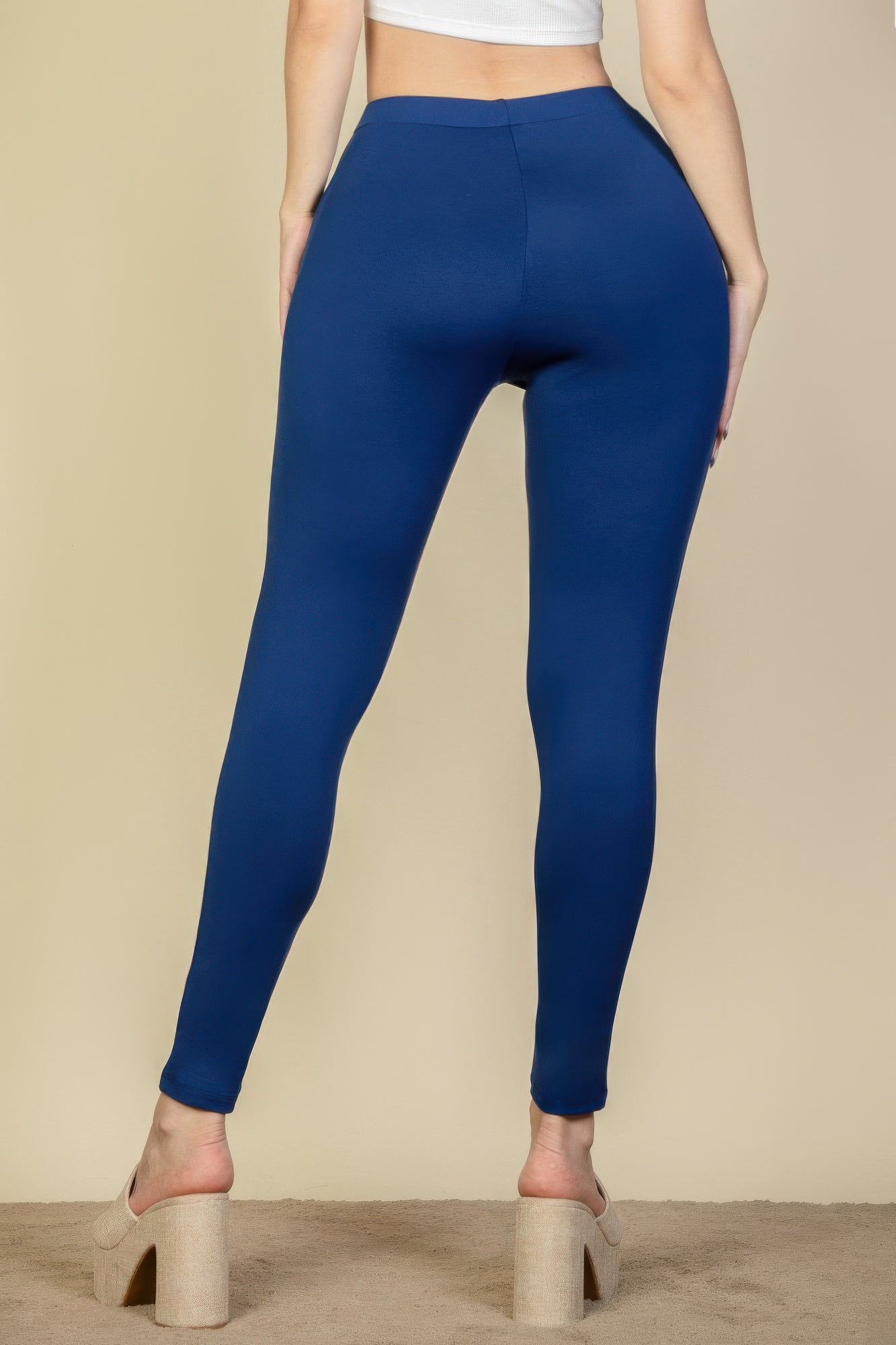 Solid High Waist Legging - Goddess Vibes