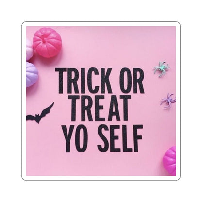 Trick or Treat Die - Cut Stickers, Halloween Decor, Fun Planner Stickers, Party Favors, Kids Crafts, Seasonal Gifts - Goddess Vibes