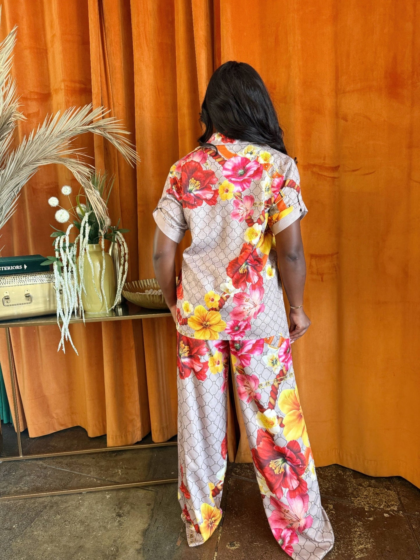 Tropical Muse Pants Set - Goddess Vibes