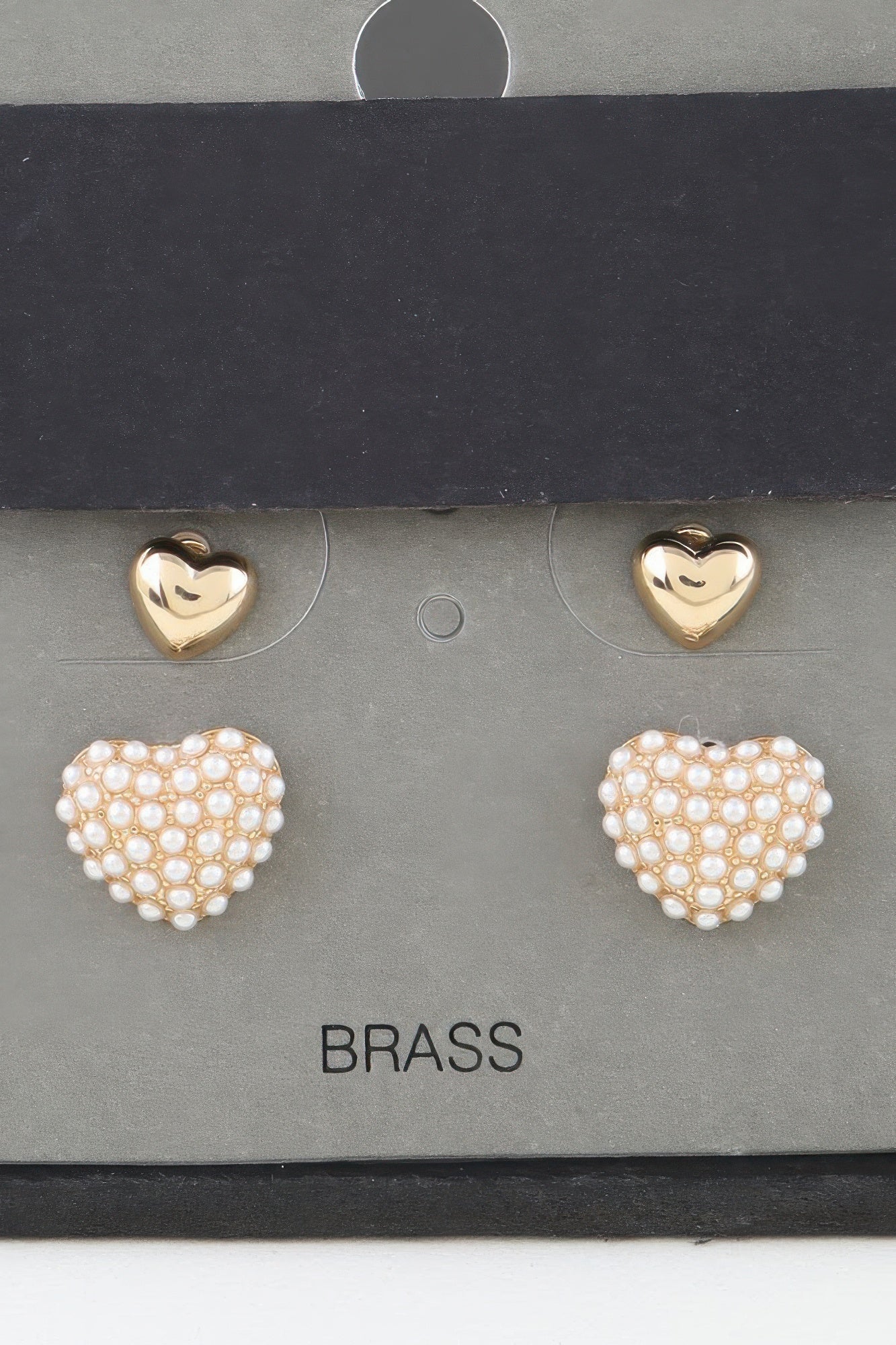 Twin Hearts Stud Earrings - Goddess Vibes