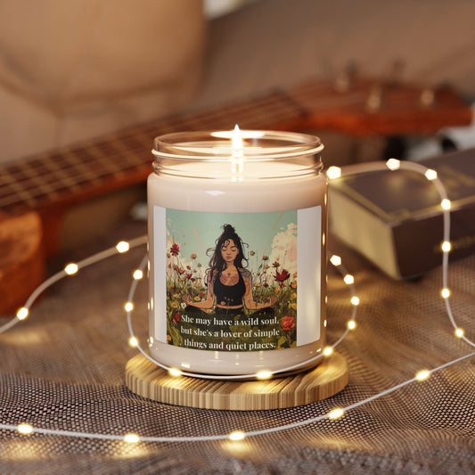 Wild Soul: Nature - Inspired Soy Candle for Serenity & Self - Care - Goddess Vibes