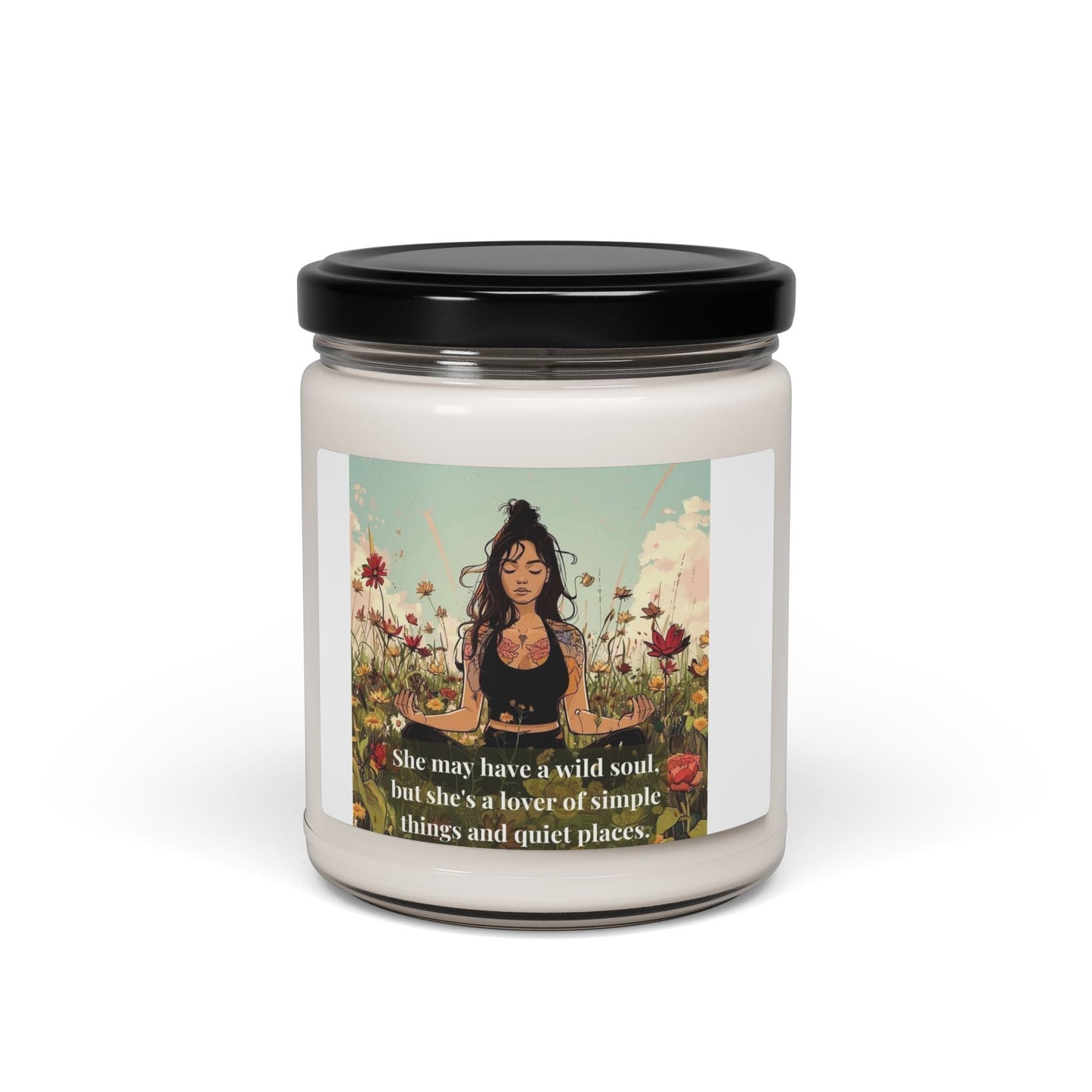 Wild Soul: Nature - Inspired Soy Candle for Serenity & Self - Care - Goddess Vibes