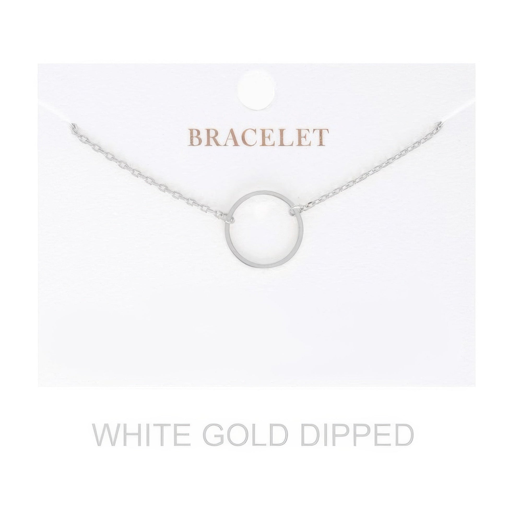 Women's Gold Dipped Open Circle Bracelet - Goddess Vibes